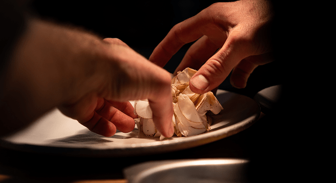 Préparation Dessert Gastronomique Restaurant Garenne Drôme