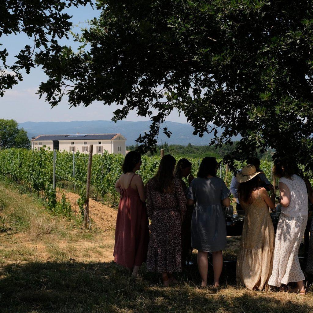 Mariage intimiste dans un domaine viticole en Drôme provençale